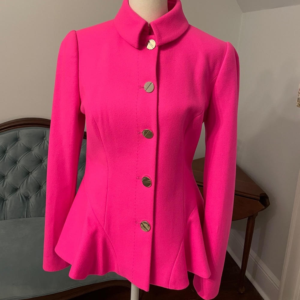 Ted Baker Bracti Peplum Jacket Size 2